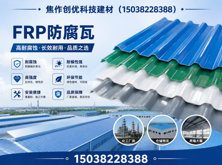 河北唐山海港经济开发区防腐采光瓦展示图